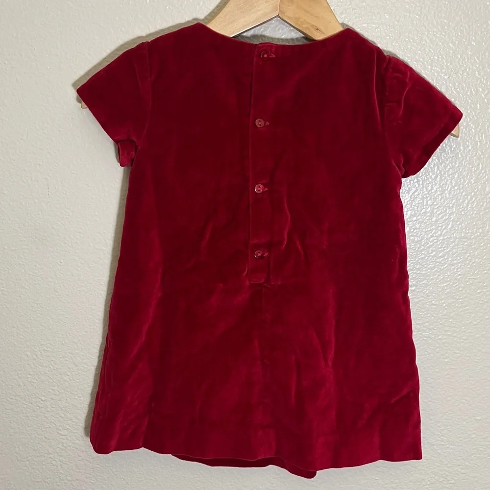 Set Zara Carter's Elegant Red Velvet Dress